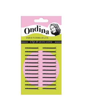 Cartón 24 Miniclips 2.5cm....