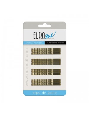 Clips Onduladas Bronce...